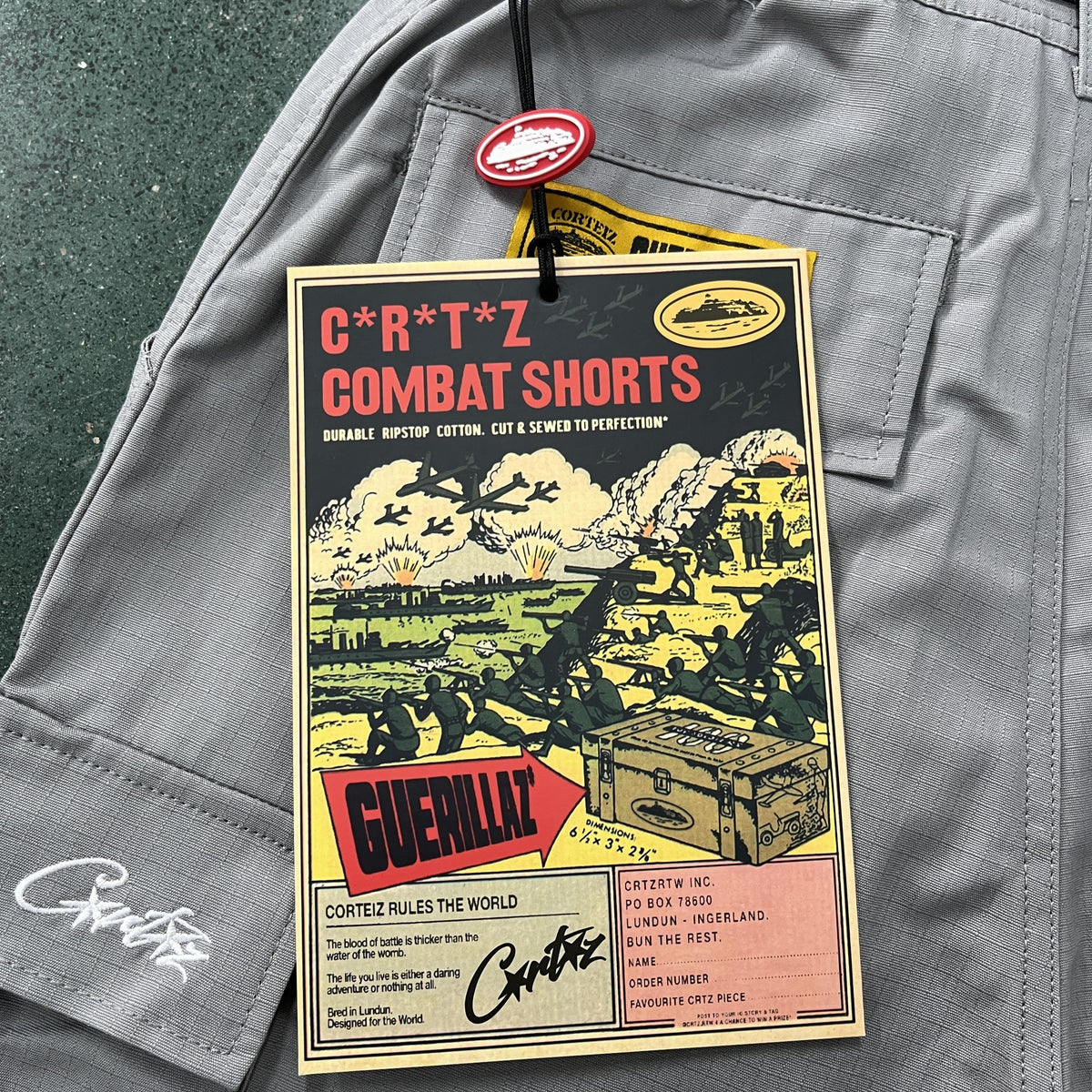 Corteiz Alcatraz Cargo Shorts