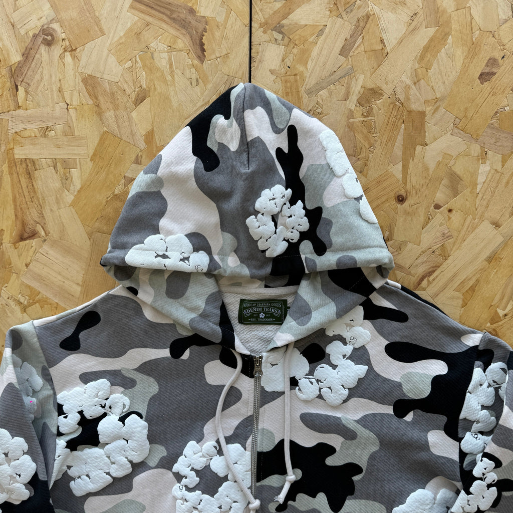 Denim Tears Camo Zip Hoodie 4+