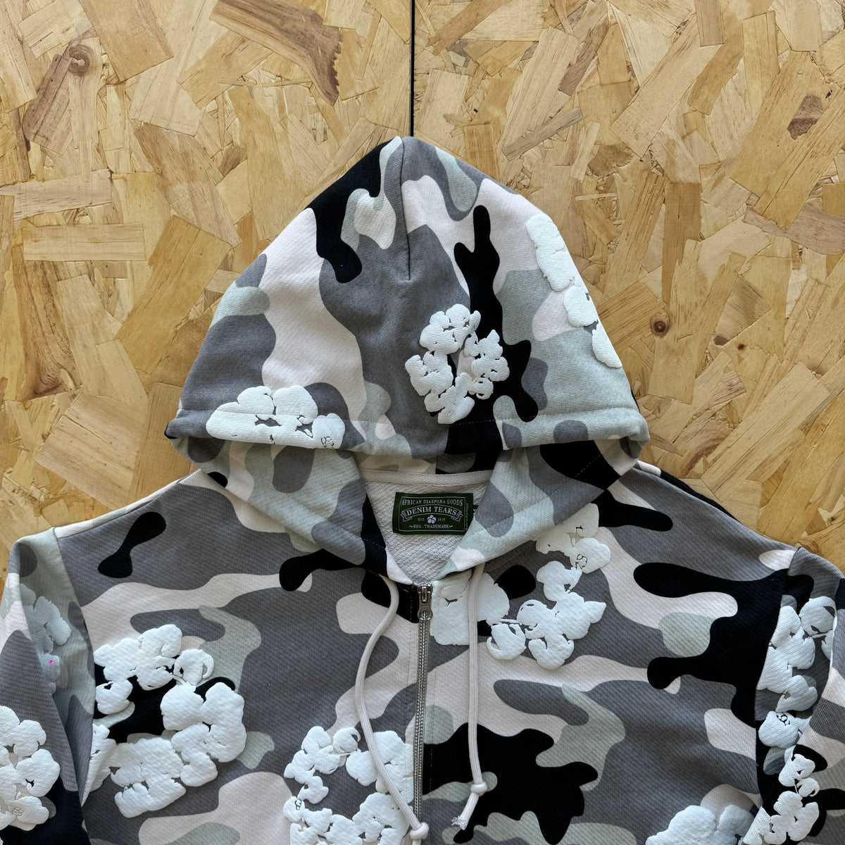 Denim Tears Camo Zip Hoodie 4+