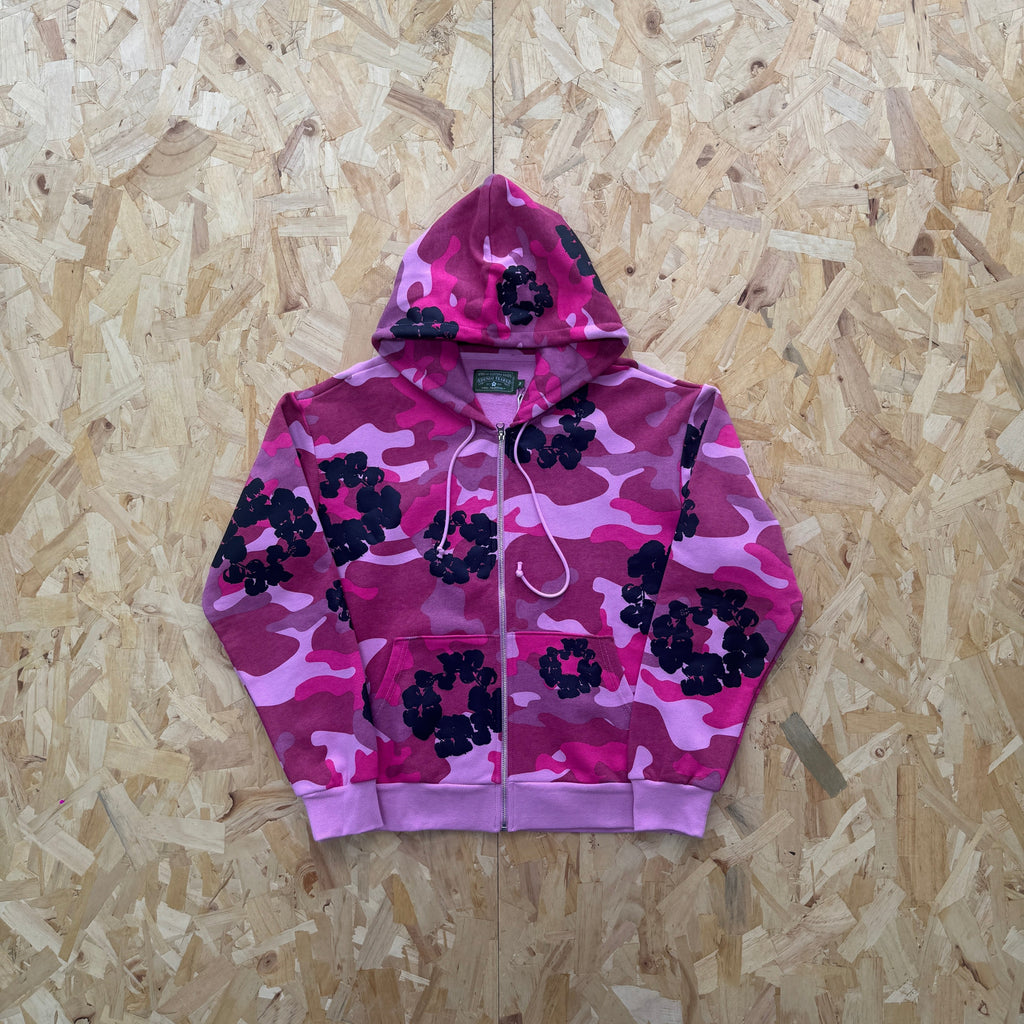 Denim Tears Camo Zip Hoodie 4+