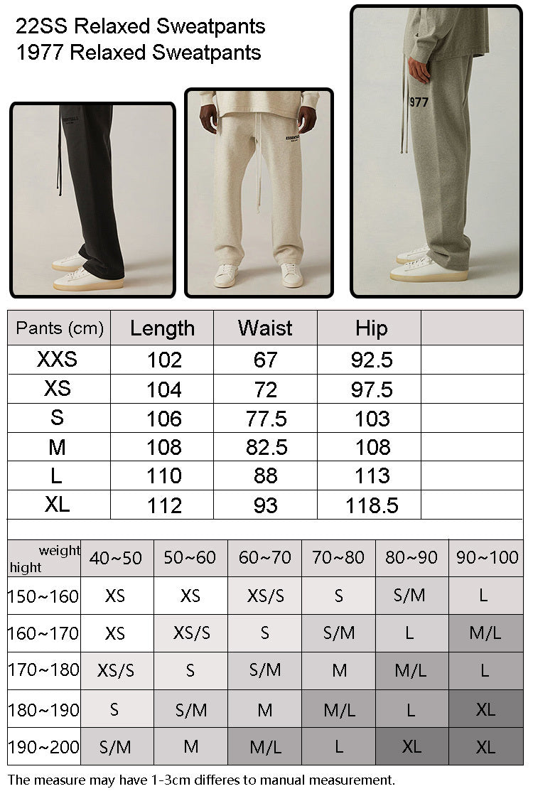FOG x Essentials Relaxed Sweatpants 22SS