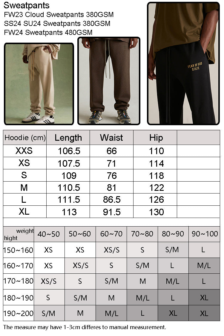 FOG x Essentials Sweatpants 23FW Cloud